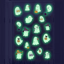 Glow in The Dark Halloween Window Clings Luminous Pumpkin Ghost Window Stickers Decor for Halloween Theme Party Decorations by CozyNest Decor