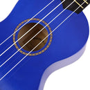 POMAIKAI Soprano Ukulele for Beginners, Ukelele 21" Beginner Instrument for Adults Wood Guitar Small (Dark blue) by TinyTreasures Baby Boutique