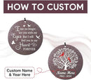 Personalized Cardinal Wind Chimes for Loss of Loved One, Sympathy Gifts for Loss of Mother Father Daughter Brother Sister Best Friend Keepsake Outdoor Garden Yard Home A Limb Has Fallen by CozyNest Decor