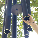 ASTARIN 90 Inch Wind Chimes for Outside with Precision Tuned, Extra Large Handcrafted Wind Chimes Outdoor Bass Tone for Patio, Backyard, Garden, and Outdoor Decor,Black by CozyNest Decor