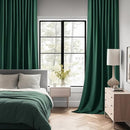 MIULEE Hunter Green Back Tab Blackout Curtains 84 Inch Length 2 Panels Set for Living Room Bedroom, Rod Pocket/Pinch Pleat Thermal Insulated Room Darkening Pleated Light Blocking Drapes by TinyTreasures Baby Boutique