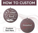 Wind Chimes Personalized, Metal Deep Tone Wind Chimes in Loving Memory, Custom Text for Loss of Loved Mom/Dad, Sympathy Gifts Wind Chime Memorial Gifts for Funeral Outdoor 36inch by CozyNest Decor