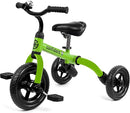 Ancaixin 3 in 1 Toddler Tricycles for 2-5 Years Old Boys and Girls with Adjustable Seat Detachable Pedal and Bell, Foldable Baby Balance Bike Riding Toys for Kids, Child Birthday Gift Green by TinyTreasures Baby Boutique
