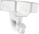LUTEC 80W 9000LM LED Security Light Motion Sensor Outdoor Lights, 4 Head LED Flood Lights Outdoor 5000K Daylight, IP65 Waterproof, Motion Detected Lights for Outside, House, Garage, Yard (White) by GreenHaven Gardens