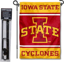 College Flags & Banners Co. Iowa State Cyclones Garden Flag with Stand Holder by GreenHaven Gardens