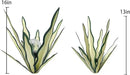 Metal Agave Plant Garden Art, 2 Pack Tequila Rustic Sculpture, Rustic Metal Agave Plants Garden Lawn Home Ornaments, for Yard Stakes, Garden Figurines, Outdoor Patio (2 PCS Green with Light) by GreenHaven Gardens