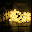 Globe Ball Fairy Lights, 50 LEDs 23ft/7M Solar Led Globe String Lights Waterproof with Two Lighting Modes for Garden Outdoor Party Christmas Decoration (Warm White) by GreenHaven Gardens