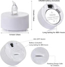 Tea Light Remote Control Candle,Flickering Flameless LED Candle,Long Lasting 400+Hours,Battery Operated with Timer for Home Decoration Seasonal &Festival Celebration WarmWhite (12pcs) by GreenHaven Gardens