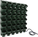 36 Pockets Hanging Planter Bags, Vertical Wall Mounted Plant Planting Grow Bags, Stackable Wall Planter with Timer, Self Watering Hanging Planters for Outdoor Indoor Garden-Green by CozyNest Decor