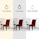 Joccun Chair Covers for Dining Room Set of 6, Dining Chair Slipcovers Stretch Dining Room Chair Covers Seat Protector,Washable Parsons Chair Cover for Home,Banquet(Red Dahlia,6 Pack) by CozyNest Decor