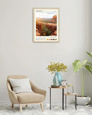 HesenDot Natural OAK Wood Framed Arizona Wall Art,12x16in Sedona's Red Rock Formations Quality Canvas Wall Print,Classic Urban Landmark Wall Decor for Living Room,Bedroom,Office Gallery Set of 1 by CozyNest Decor