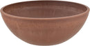 PSW M20TC Pot Collection Shallow Garden Bowl Planter for Succulents, Bonsai, Fairy Gardens, Herbs, 8-inch, Terra Cotta Color by GreenHaven Gardens