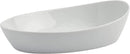 Denmark White Porcelain Chip Resistant Scratch Resistant Commercial Grade Serveware, 3 Piece Oval Serving Bowl Set by CozyNest Decor