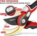 Garden Pruners, Heavy Duty Garden Clippers, Pruning Shears with Adjustable Thumb Lock, Hand Gardening Tools Pruners, High Carbon Steel Sharp Gardening Scissors by GreenHaven Gardens