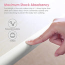 Baby Proof Corners and Edges, (Large 16.5FT Edge +8 Corners) Baby Proofing Corner Guards, Soft Rubber Foam Edge Protector, Furniture Tables Bumper Guard for Baby Safety, Beige by TinyTreasures Baby Boutique