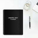 Undated Daily Planner - Undated Planner with Hourly Schedules, Action Items and Follow-up, A4 Daily Organizer Notebook to Increase Productivity, Appointment Book for Time Management, 8.5 × 11 Inch by TinyTreasures Baby Boutique