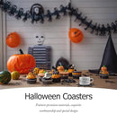 VOSAREA 10pcs Halloween Spider Web Coasters Placemat Decorative Table Placemats Doilies Halloween Decorarion Supplies by CozyNest Decor