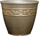 Classic Home and Garden Corinthian Resin Flower Pot Planter, Bronze, 10" by GreenHaven Gardens