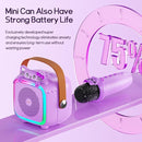 Karaoke Machine with 2 Wireless Microphones for Kids Adults,Portable Bluetooth Speaker Girls Toddlers Toy Gift for Aged 3-12 Year Birthday Parties Christmas Party - Purple by TinyTreasures Baby Boutique