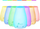 Diffuserlove 2 Pack 200ml Essential Oil Diffuser Ultrasonic Aromatherapy Diffuser with Waterless Auto Shut-Off Aroma Cool Mist Humidifiers with 6 Bottles of Natural Essential Oils /7 Color LED Lights by TinyTreasures Baby Boutique