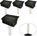 GOODFOEVER 4 Pack Solar Lights for Outdoor Fence and Wall, Waterproof by GreenHaven Gardens