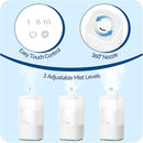 Humidifiers for Bedroom, Top Fill 2.5L Cool Mist Humidifiers for Large Room, Easy to Fill & Clean, 30H Runtime, 28dB Quiet Air Humidifier for Plants, Baby Nursery, Indoor with Night Light by TinyTreasures Baby Boutique