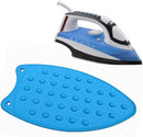 Bringsine Silicone Iron Rest Pad for Ironing Board Hot Resistant Mat(Blue) by CozyNest Decor