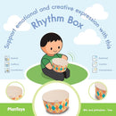 PlanToys® Wooden Rhythm Box Drum Musical Toy for Kids | Montessori Musical Instrument for Toddlers & Children | Eco-Friendly Wooden Percussion Toy by TinyTreasures Baby Boutique