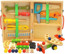 KIDWILL Tool Kit for Kids, 36-Piece Wooden Toddler Tools Set Includes Tool Box, Montessori Educational Stem Construction Toys for 2 3 4 5 6 Year Old Boys Girls, Best Birthday Gift for Kids by TinyTreasures Baby Boutique