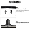 AIEX 100pcs Drip Irrigation Plugs, 1/4" Drip Tubing End Cap Irrigation Stopper Goof Hole Plugs Drip System Parts for Home Garden Lawn (Black) by GreenHaven Gardens