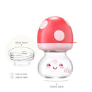 YOHKOH Newborn Glass Baby Bottles with Slow Flow Nipple for 0+ Months, Wide Neck Feeding Bottle, 2.7oz/80ml (Multicolour, 2.7oz (Pack of 2)) by TinyTreasures Baby Boutique