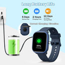 Smart Watch for Kids Girls Boys No APP/Phone Needed, 1.8" IP68 Waterproof Sport Kids Watch Pedometer, Heart Rate, Sleep Monitor, Step Counter, 12 Puzzle Games for Girls Boys Teens 6-16 by TinyTreasures Baby Boutique
