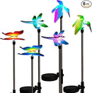 Solar Outdoor Lights with Hummingbird Butterfly Insect Garden Gifts Decor,Solar Garden Stakes Lights for Pathway, Lawn, Patio, Driveway by GreenHaven Gardens