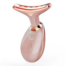 7-in-1 Deplux Face Neck Massager for Daily Skin Care Routine, Portable Facial Massager, Skin Care Tool, Rose Gold by CozyNest Decor