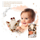 Love By Emi Baby Music Lovey Brown Giraffe, Baby Sleep Soother for Crib & Cuddle Bedtime, White Noise with Heartbeat & Lullaby, Plush Sound Machine Toy, Stuffed Animal for Newborns, Infants & Toddlers by TinyTreasures Baby Boutique