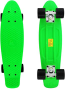 Skateboards Complete 22 Inch Mini Cruiser Retro Skateboard for Kids Boys Youths Beginners by TinyTreasures Baby Boutique