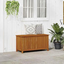 vidaXL Outdoor Storage Box - Wooden Deck Cabinet for Patio/Garden with Water-Resistant Lining, Farmhouse Style by GreenHaven Gardens