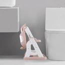 PandaEar Potty Training Seat with Step Stool Ladder, Toddler Toilet Seat for Kids Boys Girls, Comfortable Safe Potty Seat with Anti-Slip Pads Ladder & Bear Design -Pink by TinyTreasures Baby Boutique