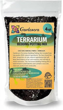 Enhance Your Terrarium's Beauty with Gardenera Terrarium Bedding - Specially Formulated for Ferns and African Violets - 4 QUARTS by GreenHaven Gardens