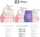 Toddler Backpack for Boys 2-5: Preschool Kindergarten Backpack - 13" Daycare Backpack Fit A4 Folder by TinyTreasures Baby Boutique