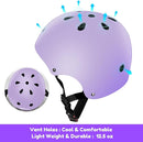 Kids Helmet, Toddler Adjustable Kids Ages 3-8 Years Old Boys Girls Multi-Sports Safety by TinyTreasures Baby Boutique