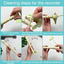 Soprano Recorder Baroque style German style C Key 8 Holes Soprano Recorder for Beginners Kids students(German, ivory white) by TinyTreasures Baby Boutique