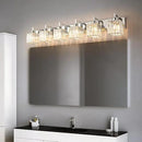 Modern Bathroom Vanity Light 6-Lights Chrome Crystal Wall Lamp Bathroom Modern Crystal Vanity Lighting by CozyNest Decor