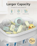 HAUTURE Bottle Sterilizer and Dryer, Esterilizador De Biberones, One-Dial Control Steam Baby Bottle Sterilizer for Baby Stuffs, Bottles & Breast Pump Accessories by TinyTreasures Baby Boutique