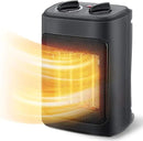 Space Heater, 1500W Electric Heaters Indoor Portable with Thermostat, PTC Fast Heating Ceramic Room Small Heater with Heating and Fan Modes for Bedroom, Office and Indoor Use by CozyNest Decor