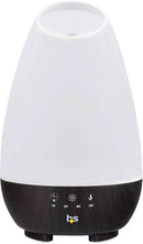 HealthSmart 500ML Essential Oil Diffuser for Large Rooms, Cool Mist Humidifier and Aromatherapy Diffuser, Adjustable Timer, Mist Mode and 7 LED Light Colors, White (Pack of 1) by CozyNest Decor
