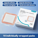 Dimora Silicone Super Absorbent Wound Dressings - Gentle Adhesive Bandages with Ultrasorb Polymer,Heavy Exudate Wound Care Pads 5"X 5" 10 Packs by TinyTreasures Baby Boutique