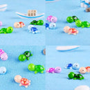 150 Pcs Miniature Sea Turtle Figurine Tiny Sea Turtles Mini Turtle Statue Animal Figure Sea Turtle for DIY Garden Decoration Fish Tank Cake Home Decor by GreenHaven Gardens