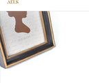 AELS 5x7 Inch Vintage Picture Frame, Elegant Antique Photo Frames with Glass Front, Photo Display, Tabletop Wall Hanging, Gift Ideas, Black with Gold Trim by CozyNest Decor