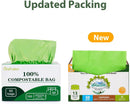 Compostable Bags,Trash bags 13+ gallon tall kitchen, Compostable Trash Lawn & Leaf Yard Waste Bags,Kitchen Compost Trash Bin Compatible,Extra Thick1.01 Mills,Certified by BPI and OK Compost(50count) by GreenHaven Gardens